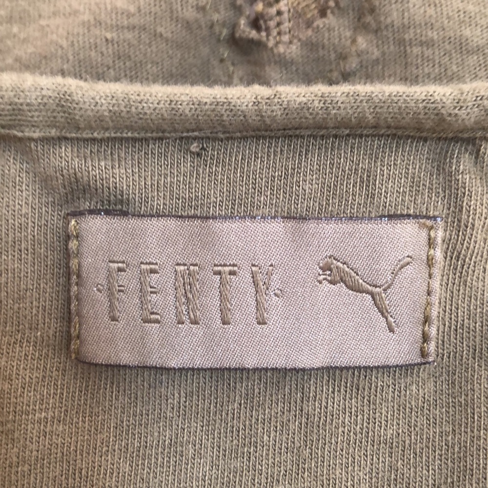 FENTY X PUMA Lace Trim Camisole Olive Green - Picture 12 of 12